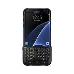 Husa Keyboard Cover, Samsung Galaxy S6 Edge+, Originala, Albastru