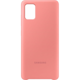 Husa Silicon, Originala, Samsung Galaxy A71, Roz