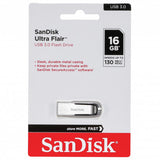 Stick de Memorie Ultra Flair, SanDisk, 16GB, USB 2.0, Argintiu