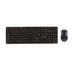 Tastatura + Mouse cu Cablu, Rebeltec, Negru