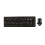 Tastatura + Mouse cu Cablu, Rebeltec, Negru
