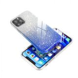 Husa Silicon, Forcell, Samsung Galaxy A52/ A52 5G, Albastru cu Sclipici
