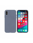 Husa Silicon Goospery, iPhone XS Max, Lavanda-gri