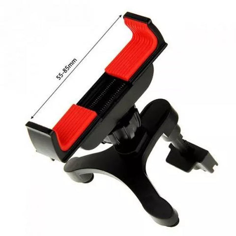 Suport Auto, Ventilatie Universal, 55-85 Mm, Negru-Rosu