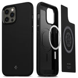 Husa Antisoc, Spigen, iPhone 12 Pro Max, Negru