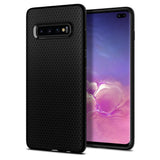 Husa Antisoc, Spigen, Samsung Galaxy S10 Plus, Negru