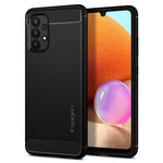 Husa Antisoc, Spigen, Rugged Armor, Samsung Galaxy A32 5G, Negru