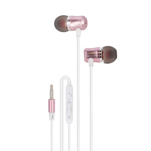 Casti Maxlife wired earphones, Roz Auriu
